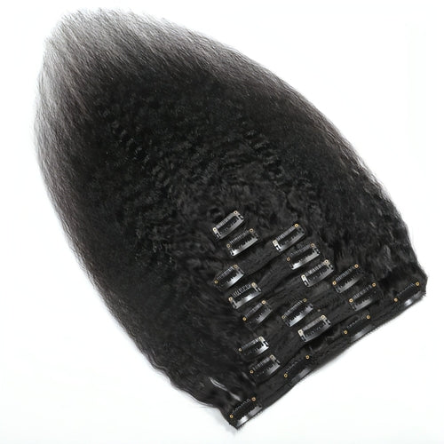 LuxeWave™ Natural Kinks – Clip-In Hair Volume, Redefined